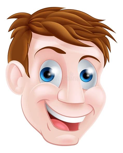 Man cartoon face stock vector. Illustration of head, retro - 48695472