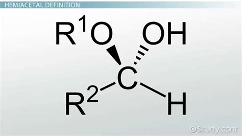 What Is a Hemiacetal? - Formation & Definition - Lesson | Study.com