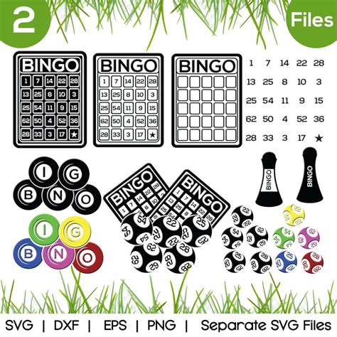 Bingo SVG Cut Files - vector svg format