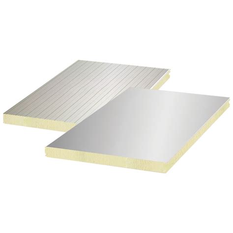 Insulated PU Polyurethane Sandwich Panel Exterior Wall Cladding Metal