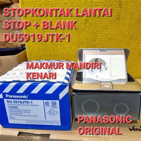 Jual Stop Kontak Lantai Panasonic Floor Soket Lantai Du Jtk