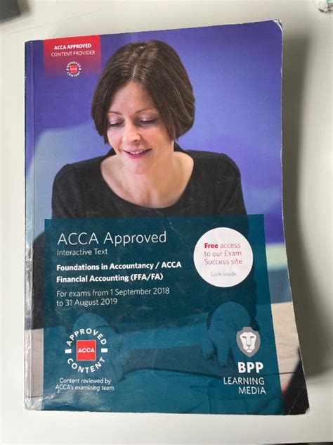 ACCA Foundations In Accountancy Financial Accounting FFA FA BPP