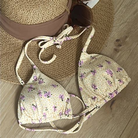 Princess Polly Swim Playful Floral Triangle String Bikini Top Poshmark