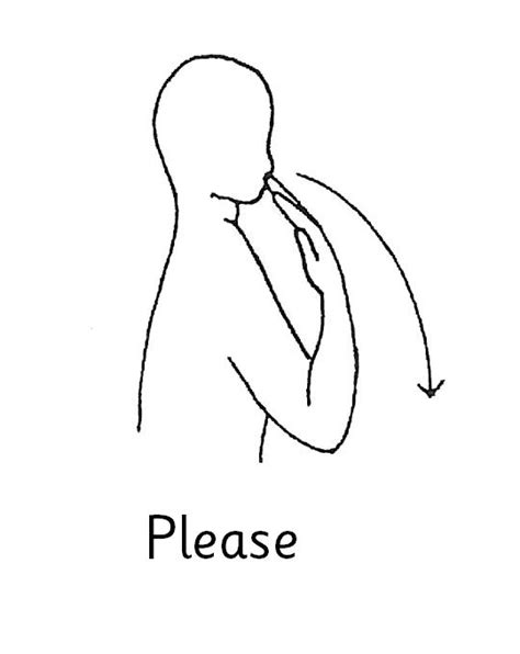 Please And Thank You Makaton Sign