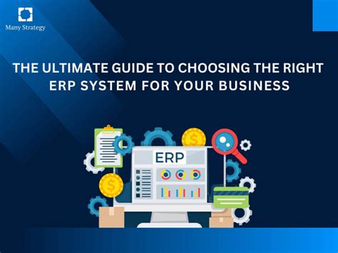 Choosing The Right ERP System Key Factors For Business