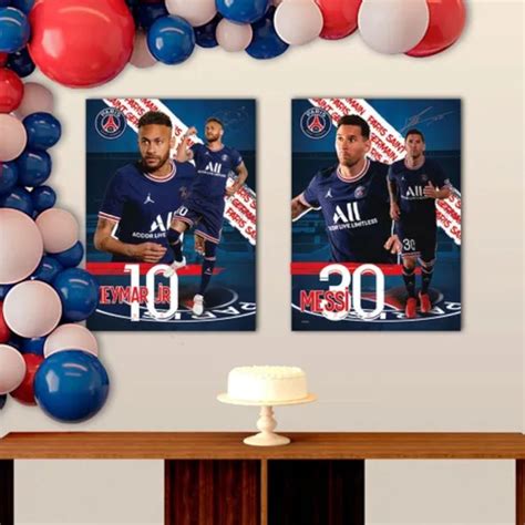 Painel Poster Decorativo Festa Paris Saint Germain Psg Neymar