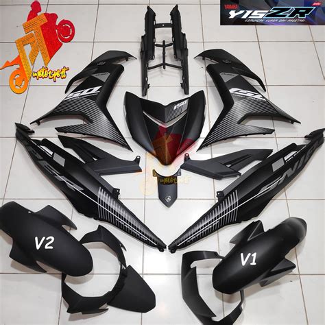 Yamaha Y15 Y15zr Matt Black Black Cover Set Sniper White V1 V2 Tanam 2k Velozi Shopee Malaysia