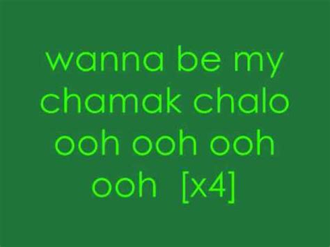 Chammak Challo Lyrics In English - bugcrimson