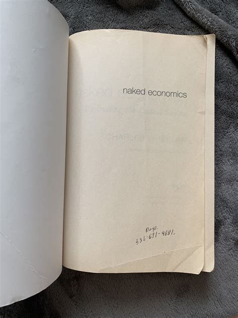 Naked Economics Undressing The Dismal Science By Charles Wheelan