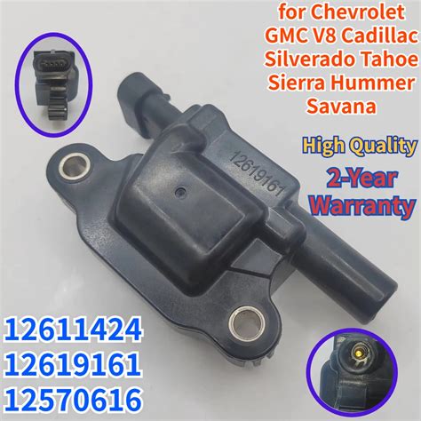 12619161 12570616 8125706160 12611424 Car Ignition Coil For Chevrolet Gmc V8 Cadillac Silverado