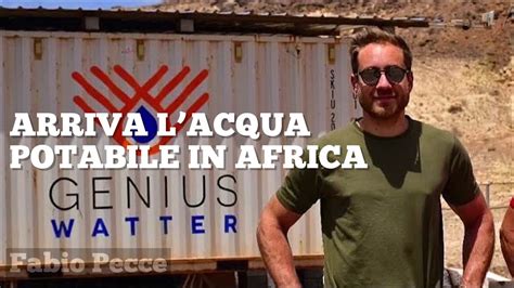 Acqua Potabile In Africa Grazie Ad Una Startup Italiana Genius Watter