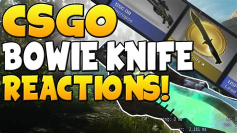 CSGO Bowie Knife Case Opening Reactions Compilation 2016 YouTube