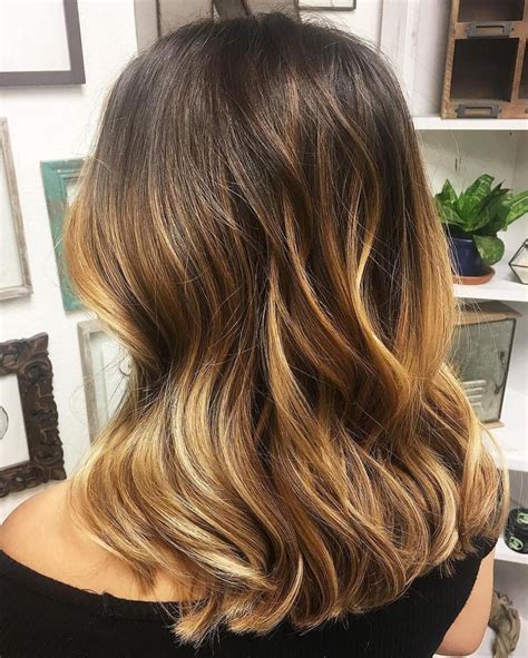 20 Ideas Of Honey Balayage Highlights On Brown And Black Hair Honey