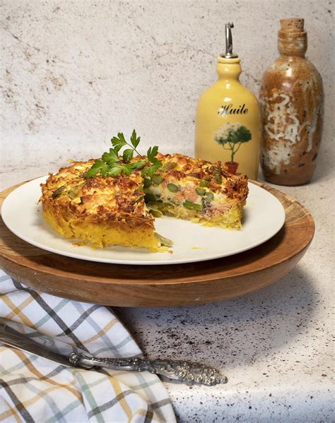 Pastel de espárragos verdes y salmón La Cocina de Frabisa La Cocina