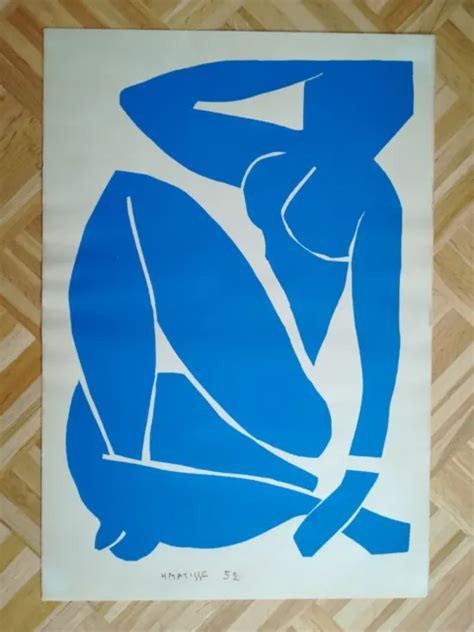 Henri Matisse Nu Bleu Iii Femme Serigraphie Akt Graphik Nouvelles