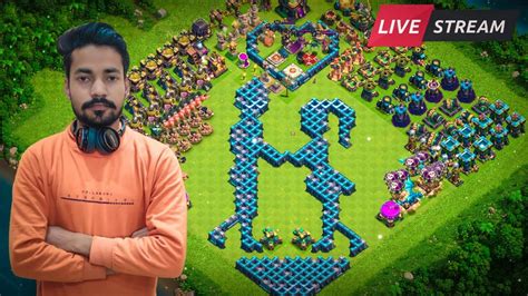 Chlo Aaj Rank Push Karte Hai And Base Visit Coc Live Clash Of