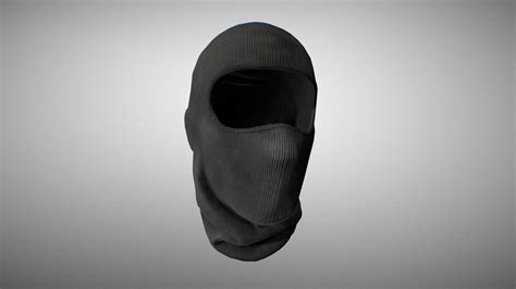 Black balaclava Buy Royalty Free 3D model by Igor Piwoński