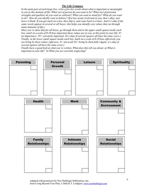 Complete Set Of Client Handouts And Worksheets From Act Books