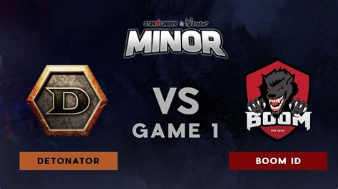 Detonator Vs Boom Id Bo L Ub R Starladder Imbatv Dota Minor Sea