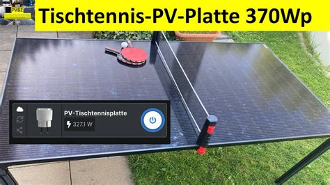 Tischtennis PV Platte selber bauen Schritt für Schritt YouTube