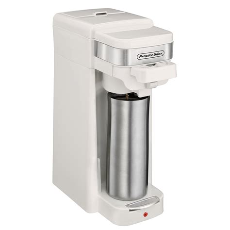 Proctor Silex Single Serve Compact Coffee Maker White N Free Image