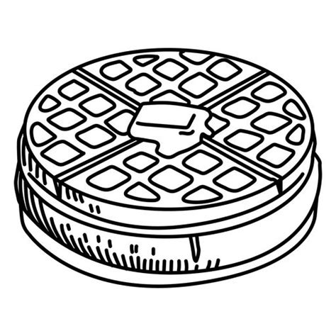 Waffle Clip Art Black And White Clipart