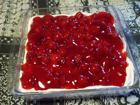 Easy Cherry Delight Dessert No Bake Recipe Genius Kitchen