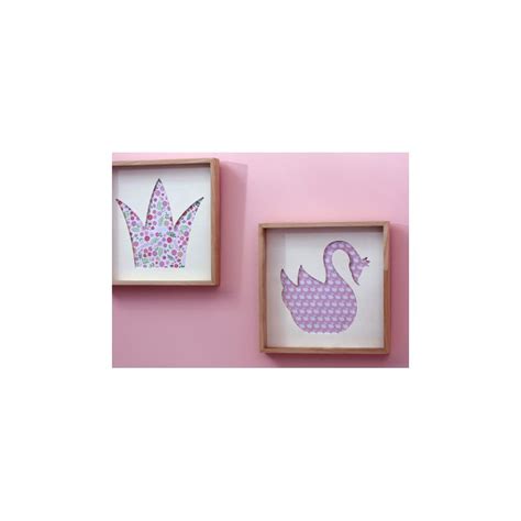 Cadre Et Passe Partout Couronne En Bois Artemio Lovely Swan X