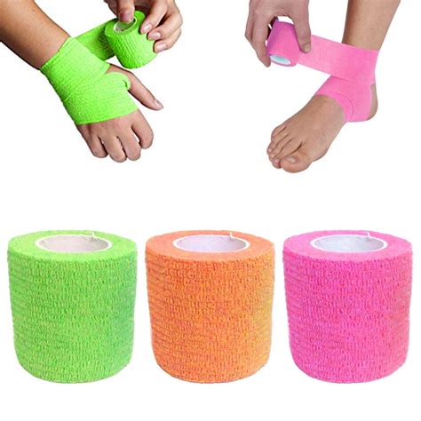 3 Pc Self Adhesive Elastic Bandage First Aid Medical Health Care