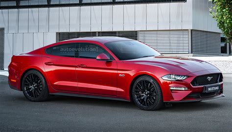 2022 Ford Mustang 4-Door Sports Sedan Rendering (autoevolution ...