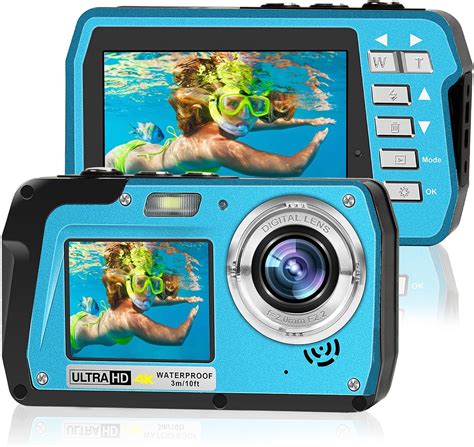 Amazon Yisence K Fps Mp Waterproof Camera Underwater Cameras