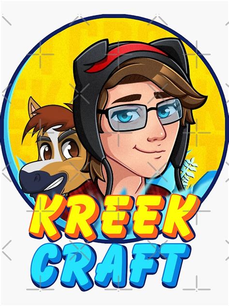 Kreekcraft Fan Art T Sticker For Sale By Bensemoum Redbubble