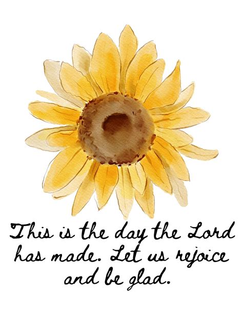 Digital Image Sunflower Bible Verse Etsy