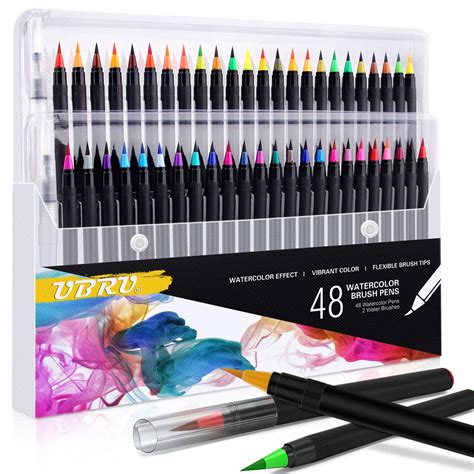 Buy Ubru Watercolor Brush Pens Set Of Watercolor Painting Markers