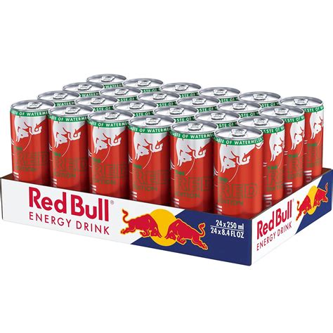 Red Bull The Red Edition Watermelon Energy Drink 84 Fl Oz 24 Canscarton Rb230365