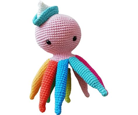 Amigurumi Octopus Toy Cute Animal Octopus Handmade T Toycrochet