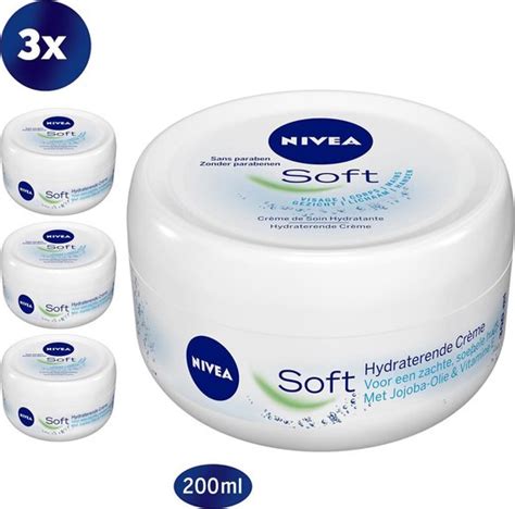 Nivea Soft Cr Me Hydratante Corps X Ml Bol