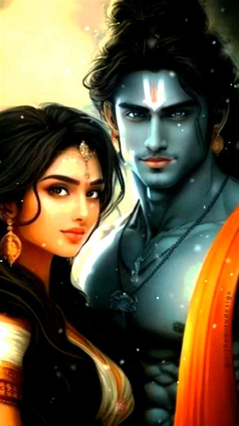 Jai Siya Ram - Divine Photo of Lord Ram and Sita