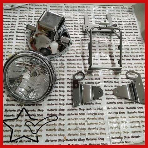 Jual Mt Reflektor Set Headlamp Set Lampu Bulat Set Ninja Ss Ninja S