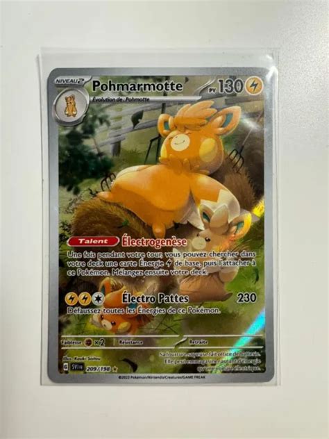 Carte Pokemon Pohmarmotte Holo Secr Te Ecarlate Et Violet Sv