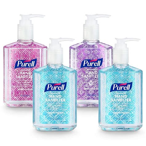 Purell Advanced Hand Sanitizer Refreshing Gel Design Series4 Pck Tko Safety Compliance Llc