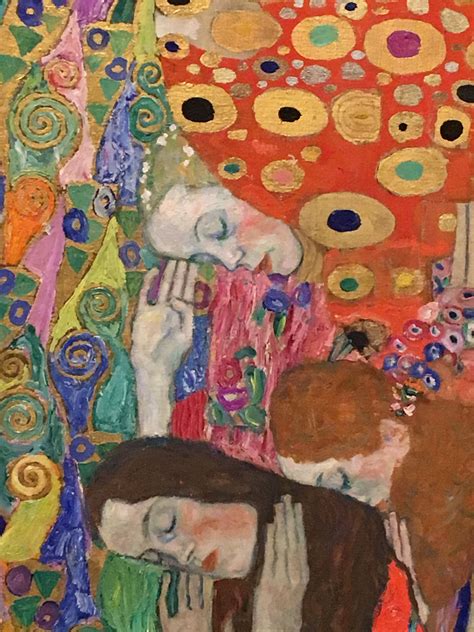 Gustav Klimt MOMA In Paris Fondation Louis Vuitton Detail From Lespoir