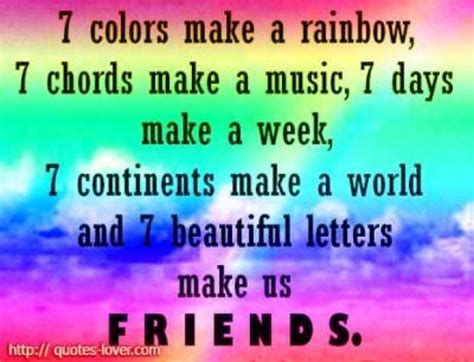 Rainbow Friendship Quotes. QuotesGram