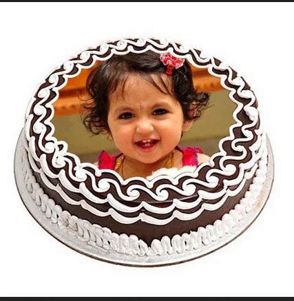 Ferns N Petals Round Chocolate Photo Cake Kg At Rs Kilogram In