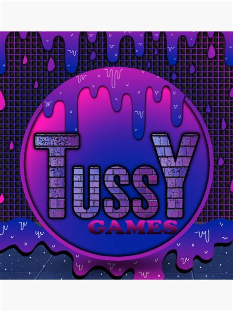 "Tussy Games " Sticker for Sale by sleazoidds | Redbubble