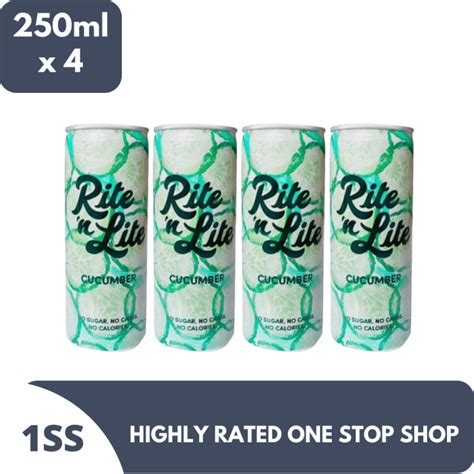 Rite N Lite Cucumber 250ml X 4 Lazada Ph