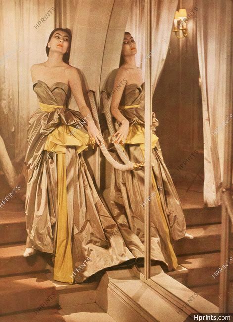 Christian Dior 1950 Evening Gown Alla Ilchun Photo Harry