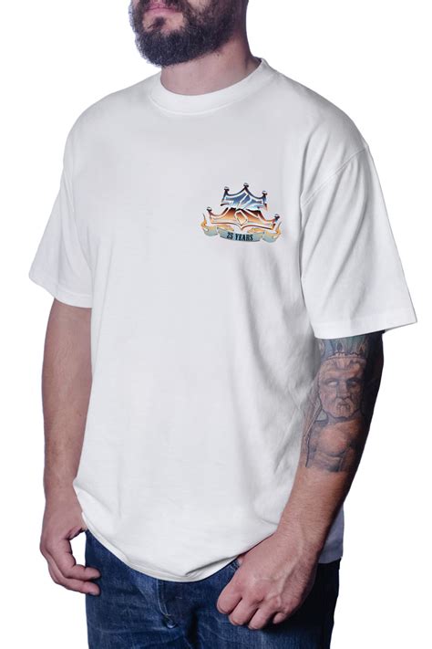 Mens 25th Anniversary White T Shirt Kindig It Design