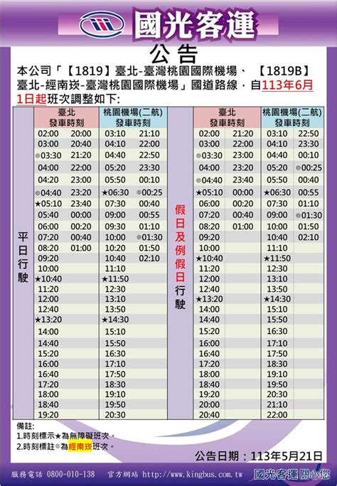 2024最新國光客運、大有巴士桃園機場巴士時刻表 113年6月1日起 新增深夜時段，搭紅眼航班不再沒巴士搭 背包博士 Drbackpacker