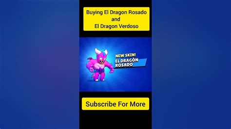 Buying New El Primo Skins El Dragon Rosado And El Dragon Verdoso